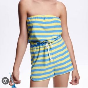 Strapless Romper/ Beach Cover up | Zara